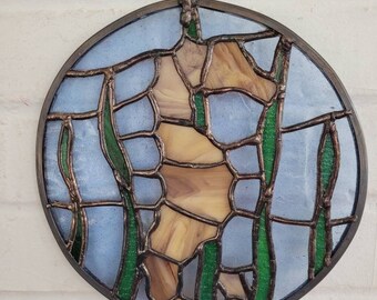 Stained Glass Seahorse