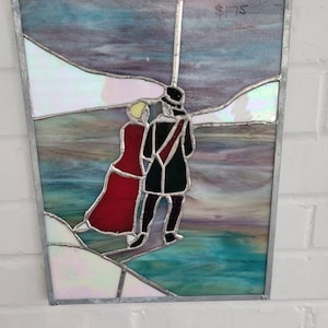 Stained Glass Ice Skaters