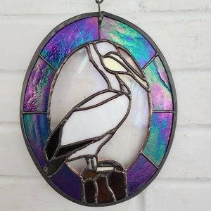Stained Glass Pelican