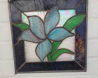 Stained Glass Lily