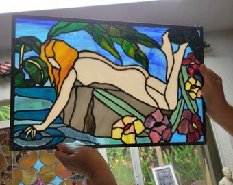 Stained Glass Nude