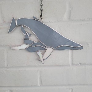 Stained Glass Humpback and Calf