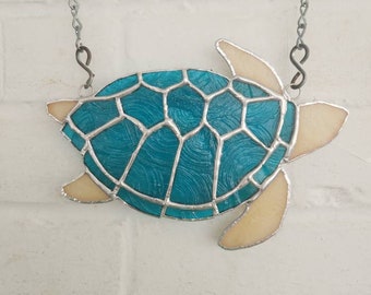 Stained Glass Sea Turtle