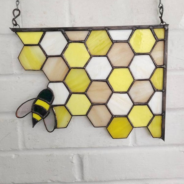 Stained Glass Honeycomb