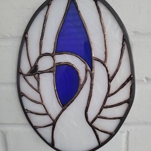 Stained Glass Swan