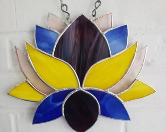 Stained Glass Lotus Flower