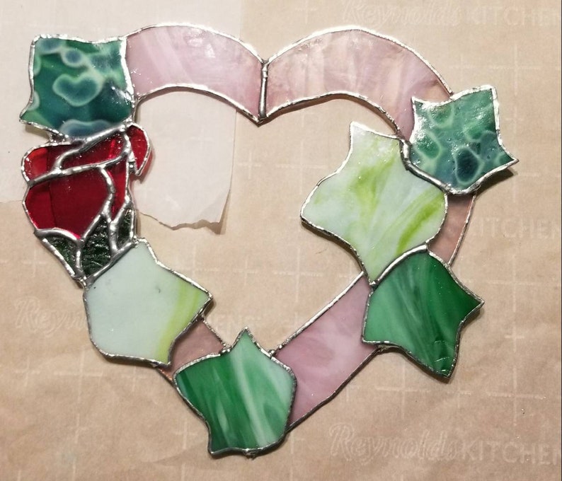 Stained Glass Heart image 1