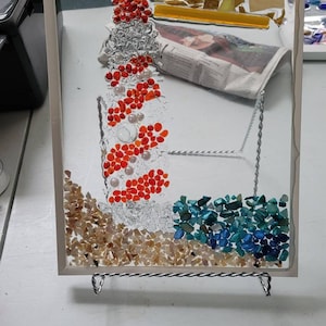 Glass and Resin Lighthouse