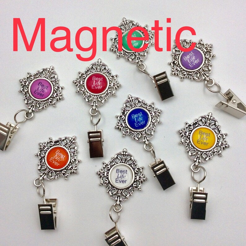 JW Badge Card Holder Closure. Optional Plastic Card Etsy