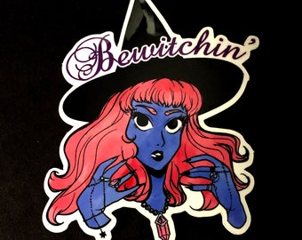 Bewitchin | vinyl | witchy | bewitching | aesthetic | hydroflask | laptop stickers | waterproof stickers