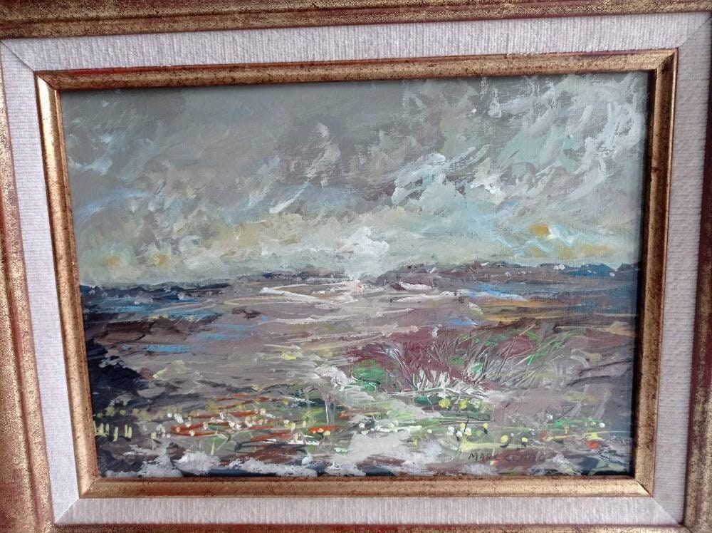 フランスで直接買い付け絵画油絵 斉藤 要 「 パリの街角 」 油絵 油彩 F6 ( 6号 ) 絵画 洋画