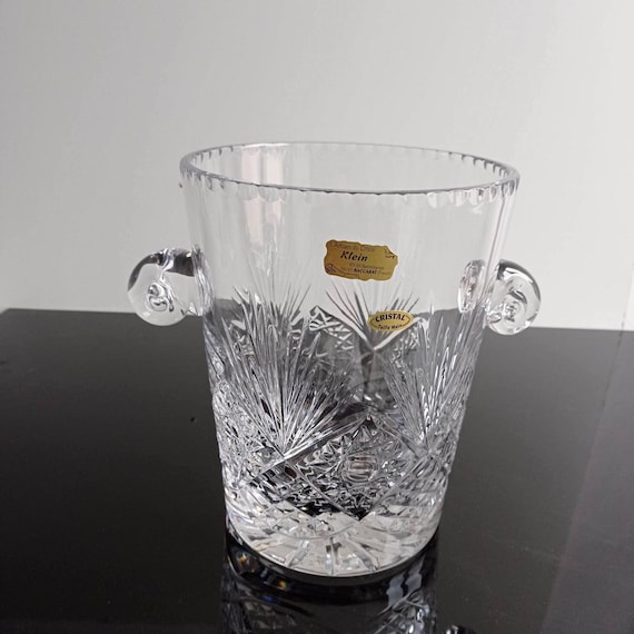 Seau à Champagne En Cristal - Design - Occasion (Vendu En L'état)