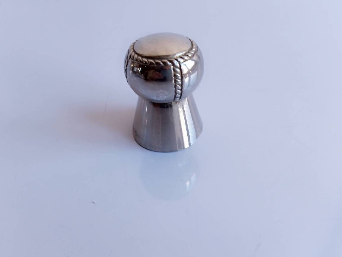 Français Bouchon de Bouteille en Argent Argenté Vintage Champagne Forme Par St Hilaire/Ercuis.
