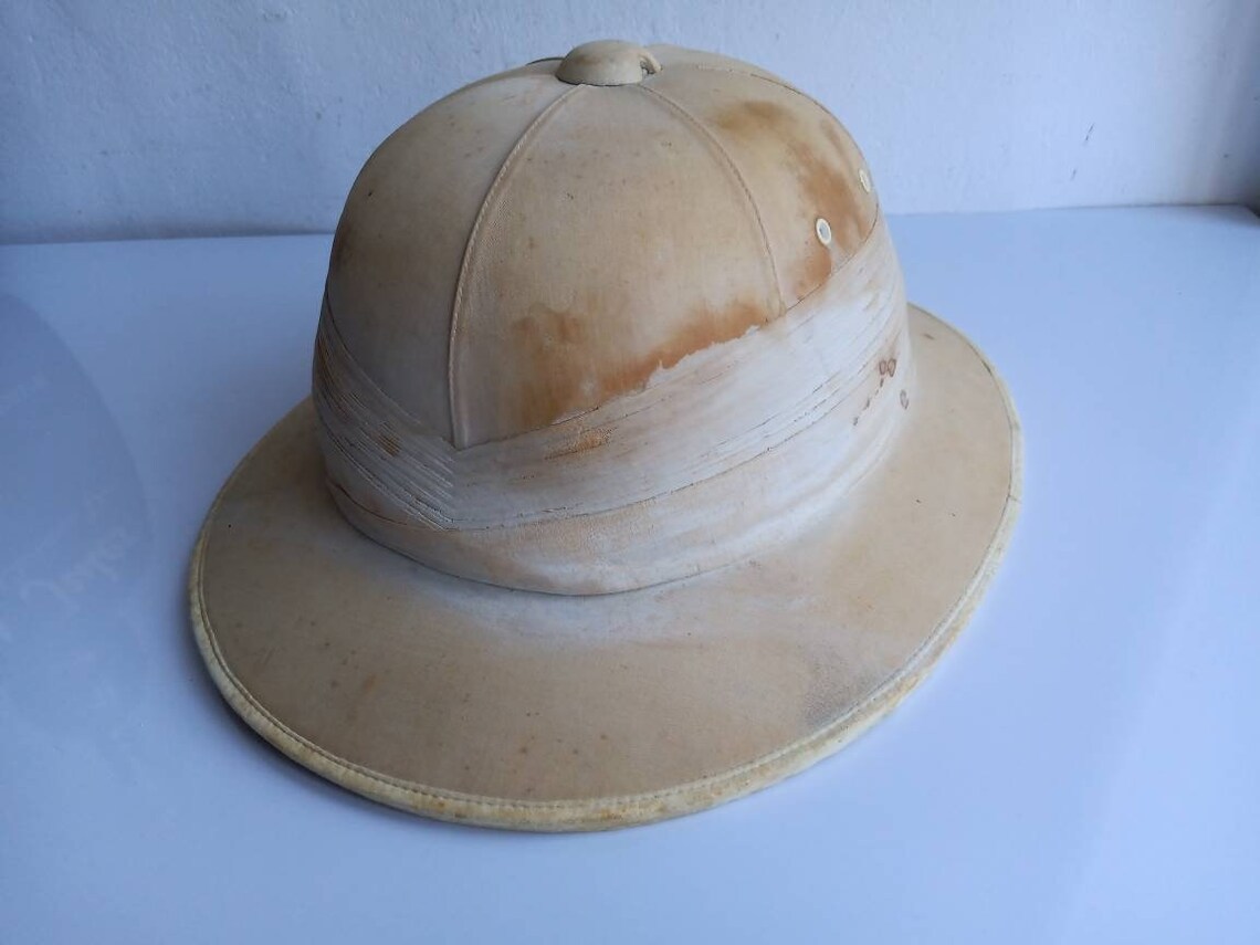 British vintage / antique Safari hat/pith helmet/ safari | Etsy