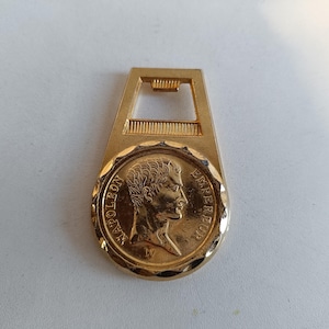 French vintage bottle opener Napoleon Bonaparte, with the Napoleon eagle on the reverse.