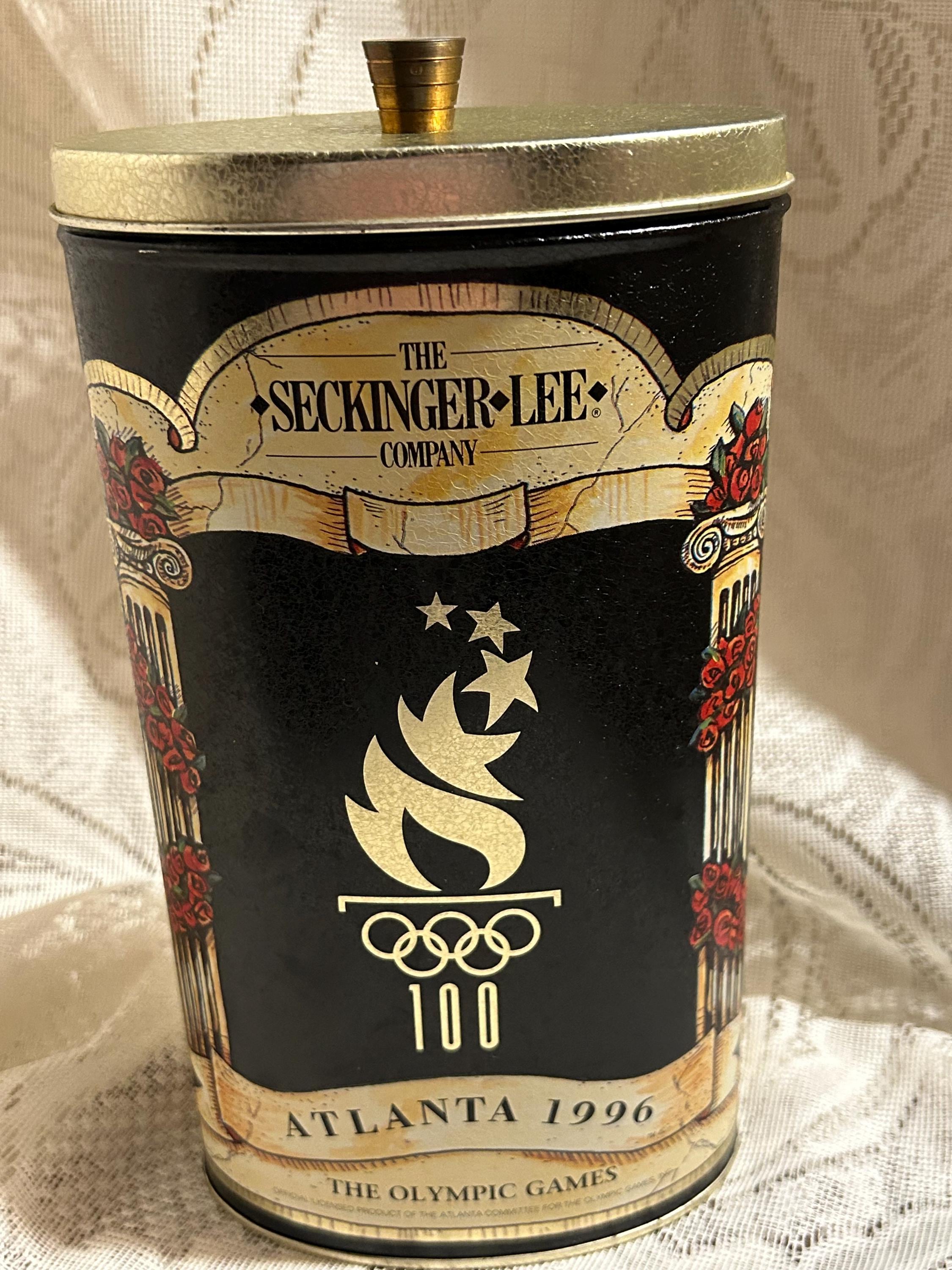 Vintage 1996 Atlanta Olympics Biscuit Tin, Seckinger Lee Company