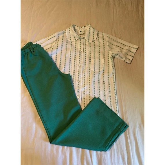 ヴィンテージガールスカウト制服セット グリーンパンツ＆トップス