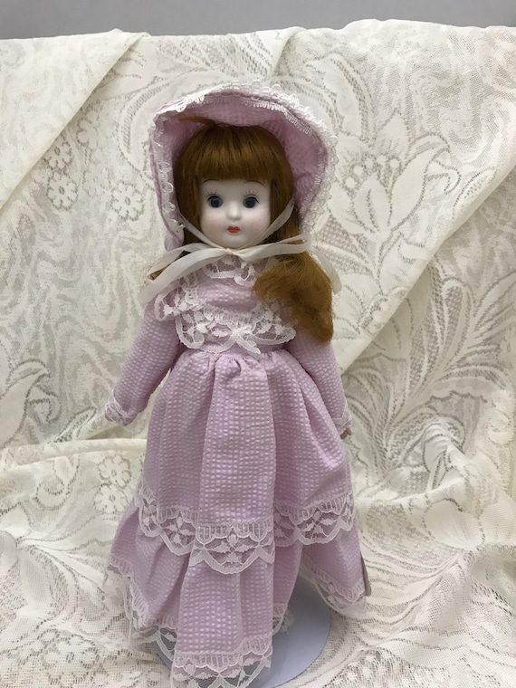 Nostalgic Doll, Porcelain Doll, Vintage 1983 Enesco, Original Tag