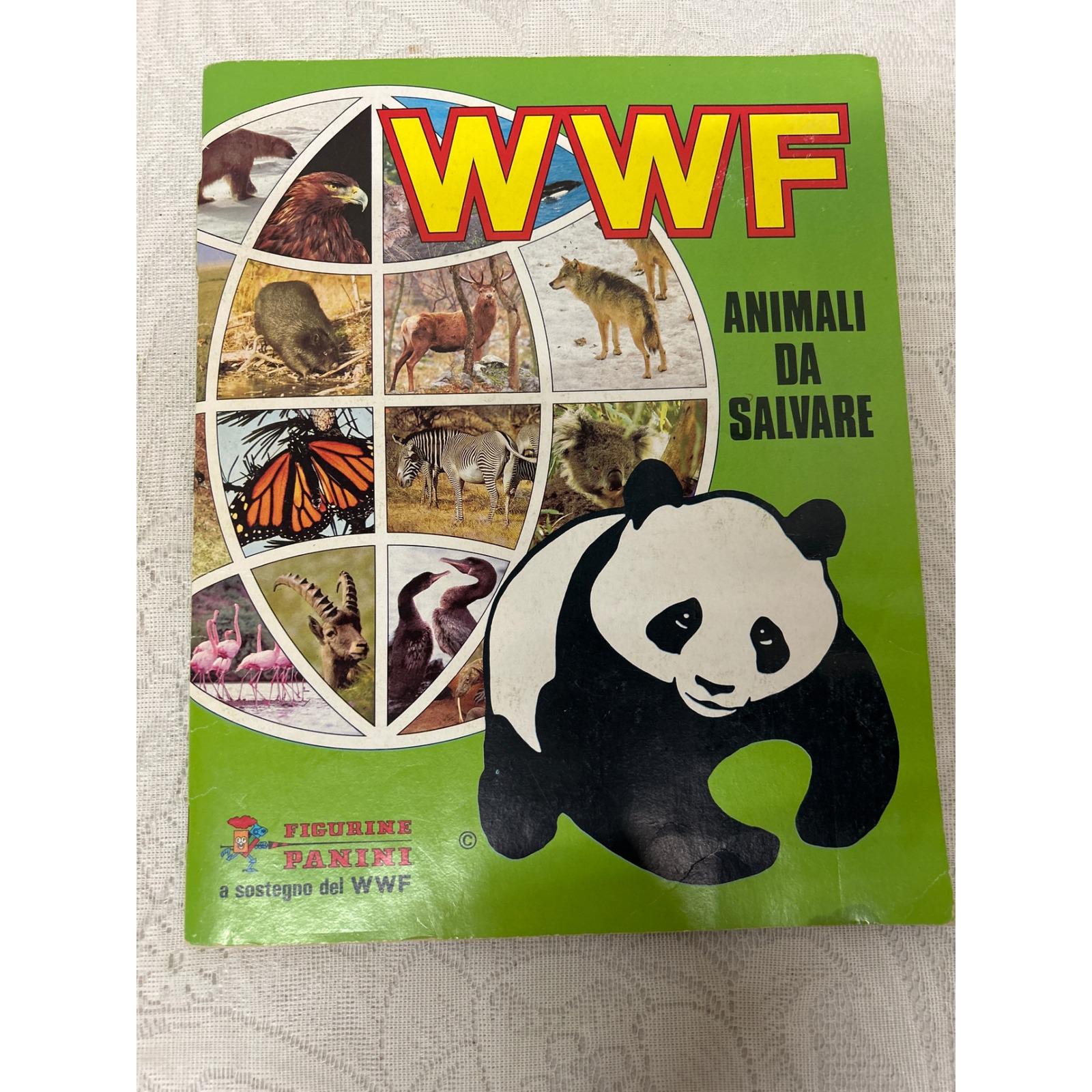 WWF Animali Da Salvare Vintage Sticker Album Panini World Wildlife