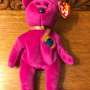 Ty Beanie Baby, Millenium Beanie Baby Bear, 2000, 1999, Child Free Home,  Great Easter Gift, Toy Bear Gift