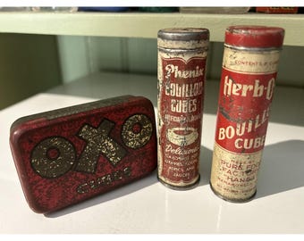 Collectable OXO Limited Edition - the Original Beef Cube Red Metal