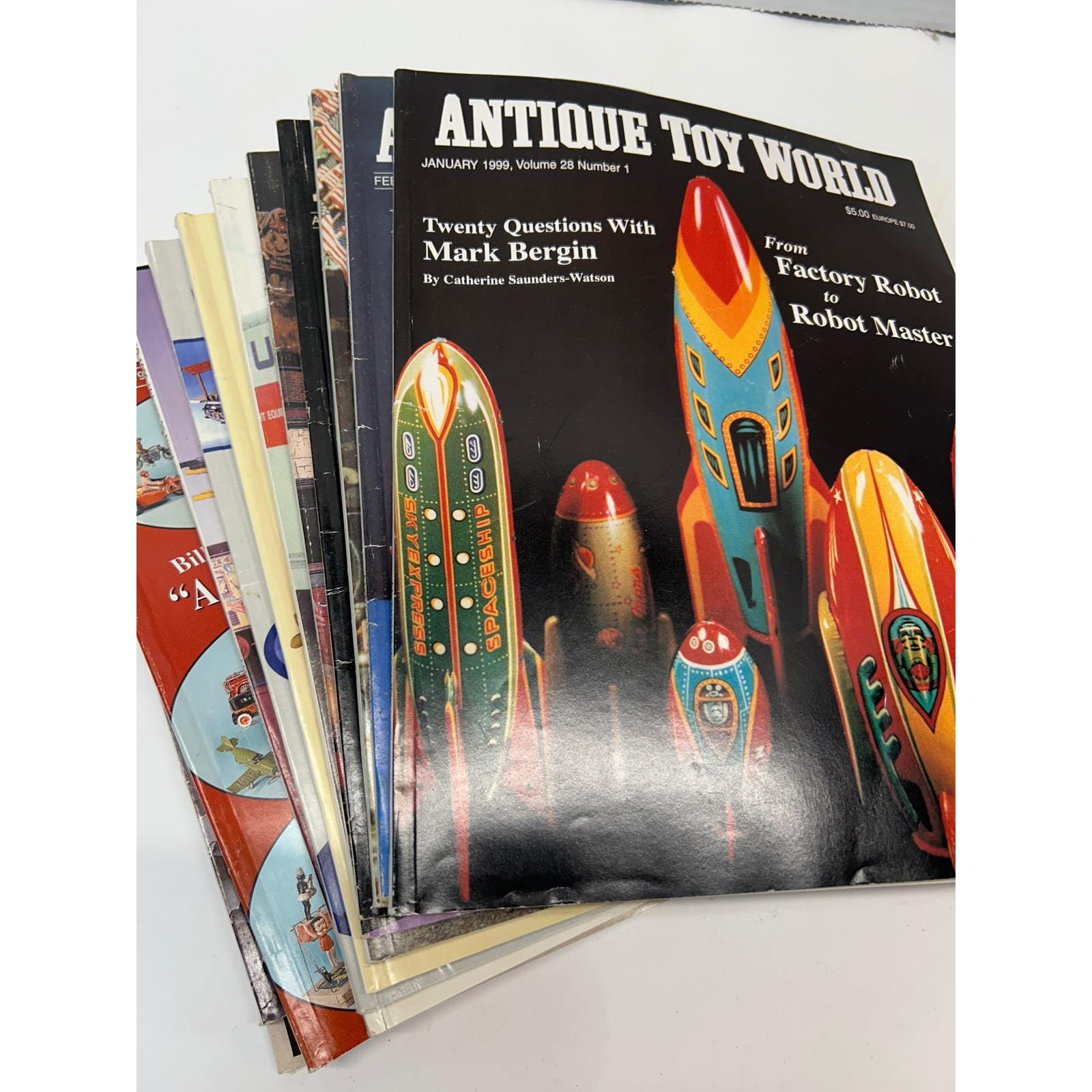 Collecting【TOYS】【ANTIQUE COLLECTIBLE】洋書 Antique Toy World Magazine 1999 Collection Lot Vintage Toy