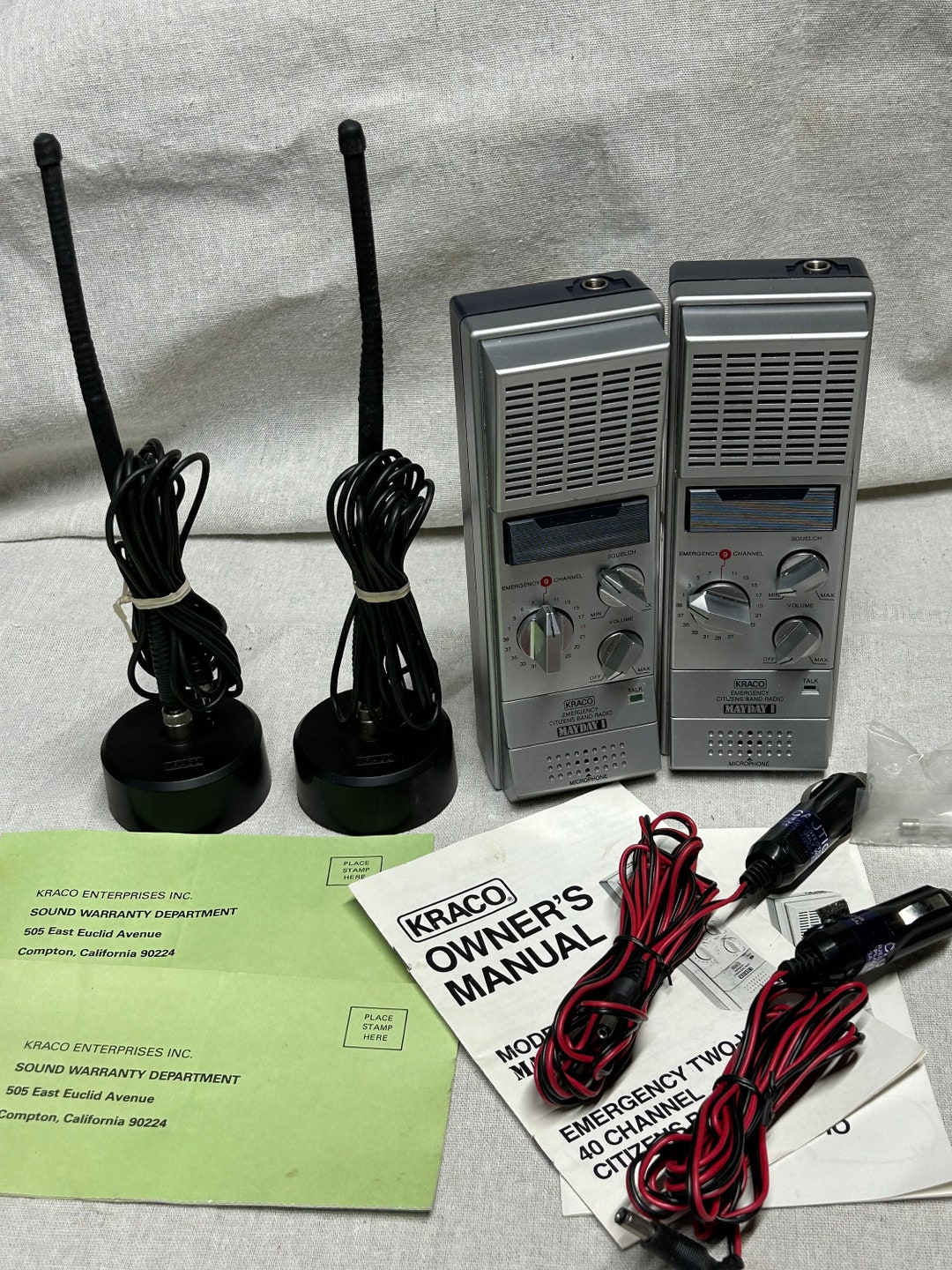 KRACO CCB4006 Mayday 1, Emergency Twoway 40 Channel Citizens Band