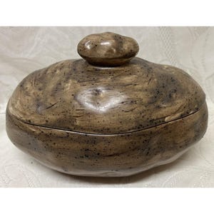 Vintage Ceramic Baked Potato Shaped Serving Dish Mashed Potatoes Atlantic Mold