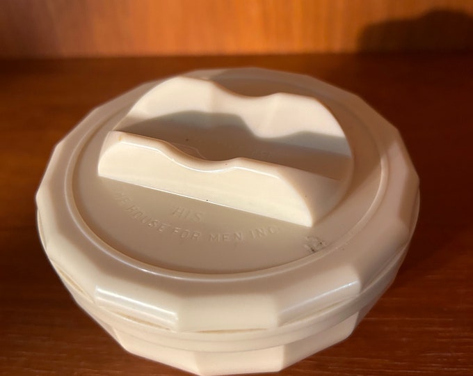 Vintage Shaving Bowl, the House for Men Inc., Covered Bakelite Shaving