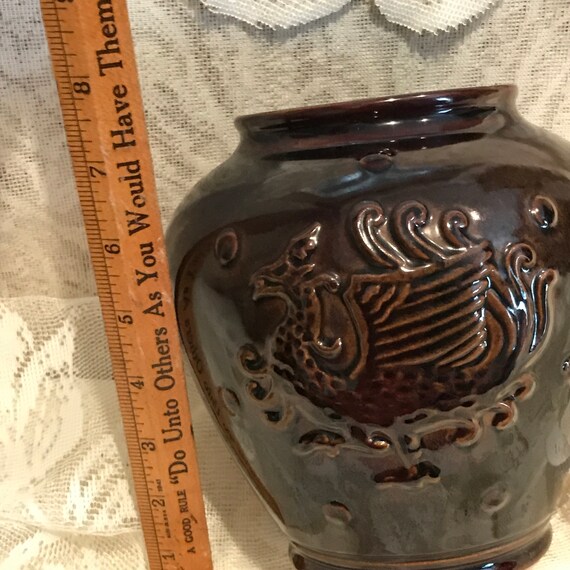 Hogar Y Decoracion Hyalyn 589 Dragon Vase Decoracion Del Hogar