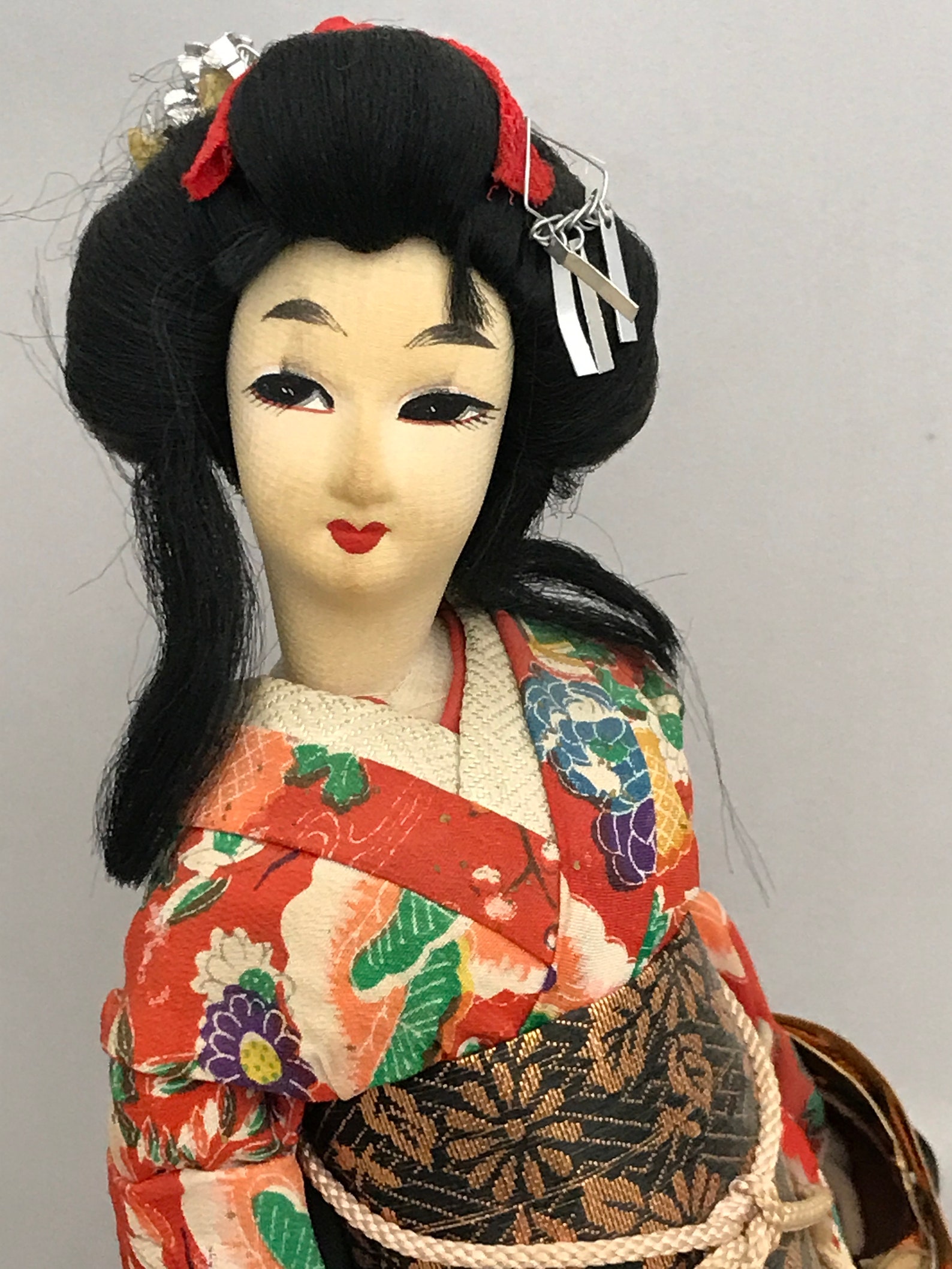 Vintage Doll Japanese Geisha Doll Nishi ND Kimono Doll Etsy