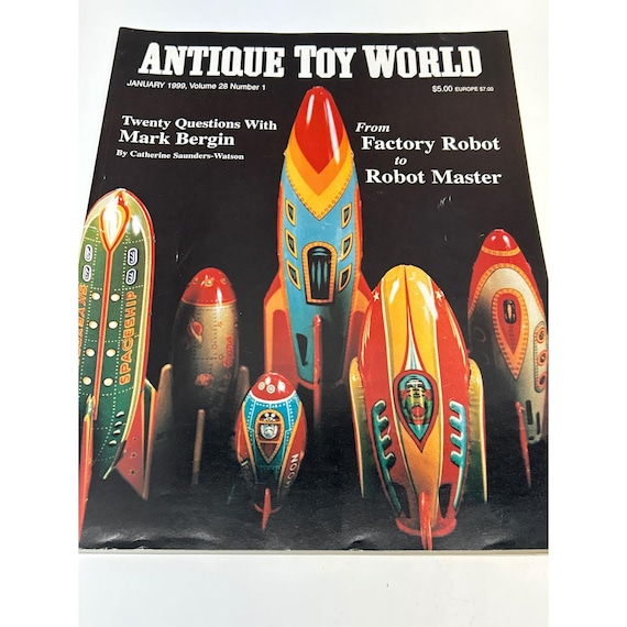 Antique Toy World Magazine 1999 Collection Lot Vintage Toy