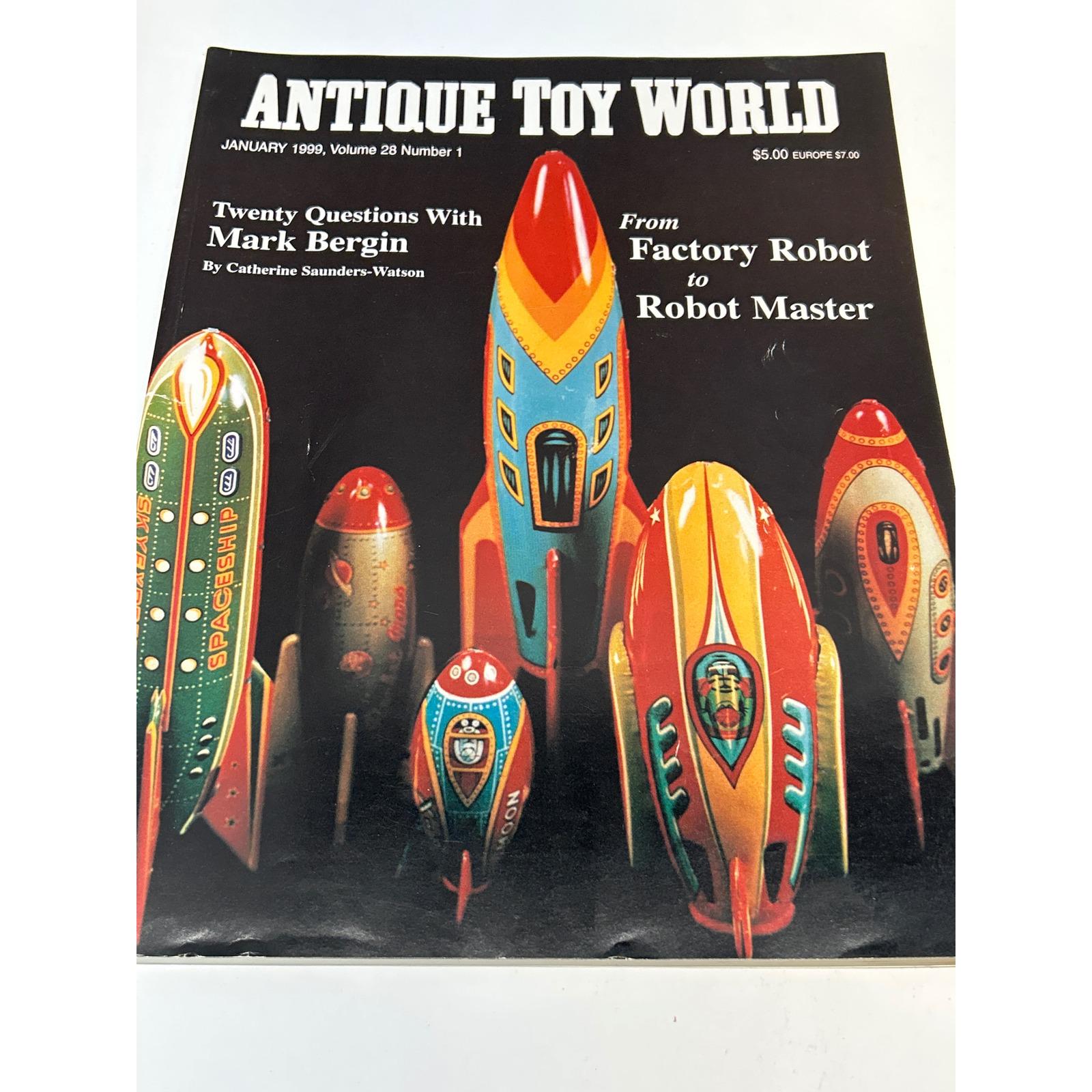 Antique Toy World Magazine 1999 Collection Lot Vintage Toy