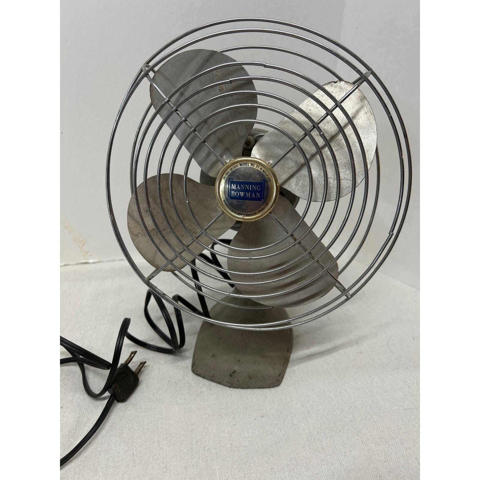 MANNING BOWMAN ヴィンテージ 扇風機 USA 1950年代 Manning Bowman Fan - Etsy