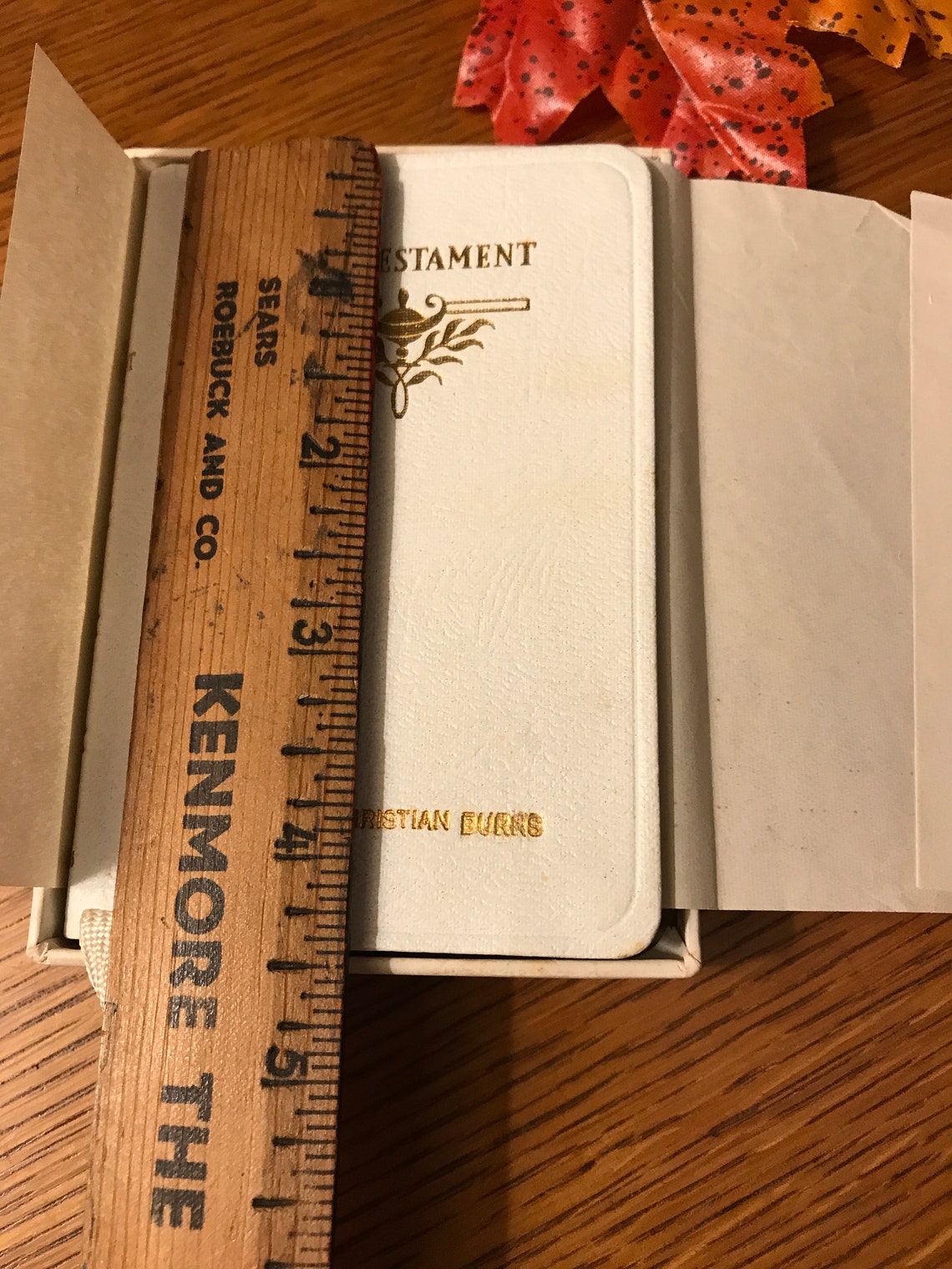 Vintage Holy Bible Pocket Size White Cover 1957 Collins Etsy