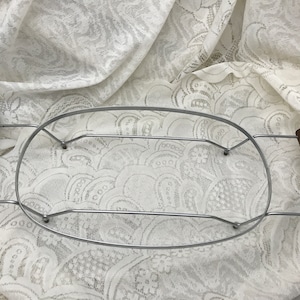 Vintage Stainless Steel Casserole Holder, Casserole Stand or Frame, Wooden Handled Pyrex Holder, Mid-Century Style
