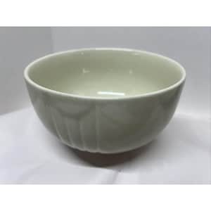 VTG Hall Pottery Medium Mixing Bowl Radiance Butter Cream  Stoneware Farmhouse