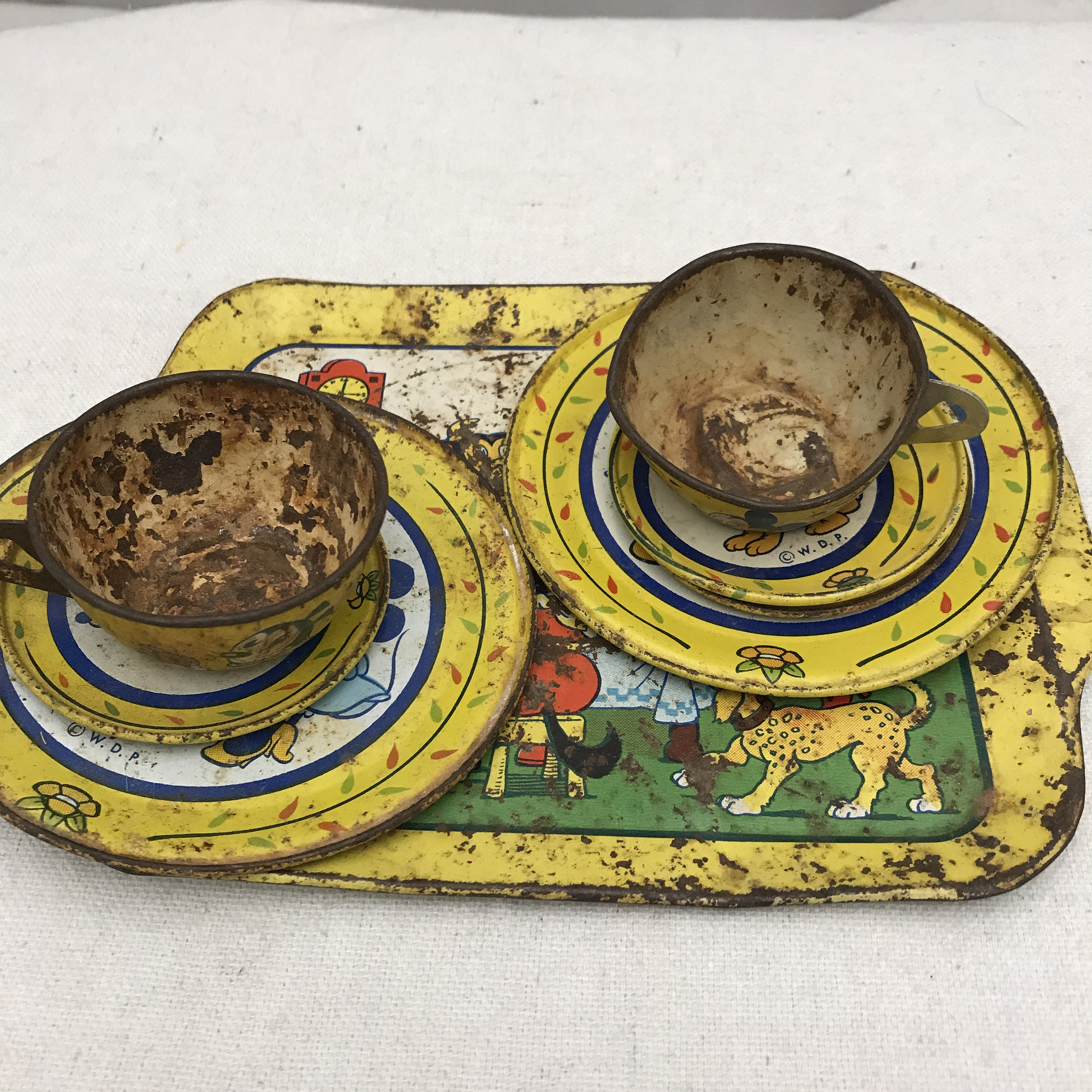 TEAS FOR TWO ディズニー Disney Figurine, Walt Disney Tea for Two Figurine, Walt
