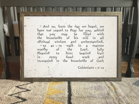 Digital Download: Colossians 1 Bible Verse Print, Scripture Art, Christian Print, Wall Art, Nursery Print, Home Decor, Kids Room