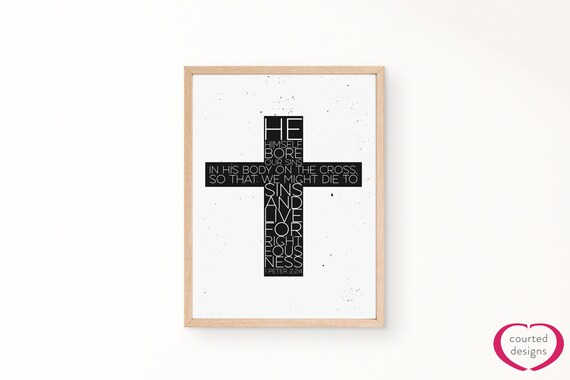 Digital Download: 1 Peter 2 Bible Verse Print, Scripture Print, Christian Art, Wall Art, Home Decor, Gallery, Scripture Art, Digital Art
