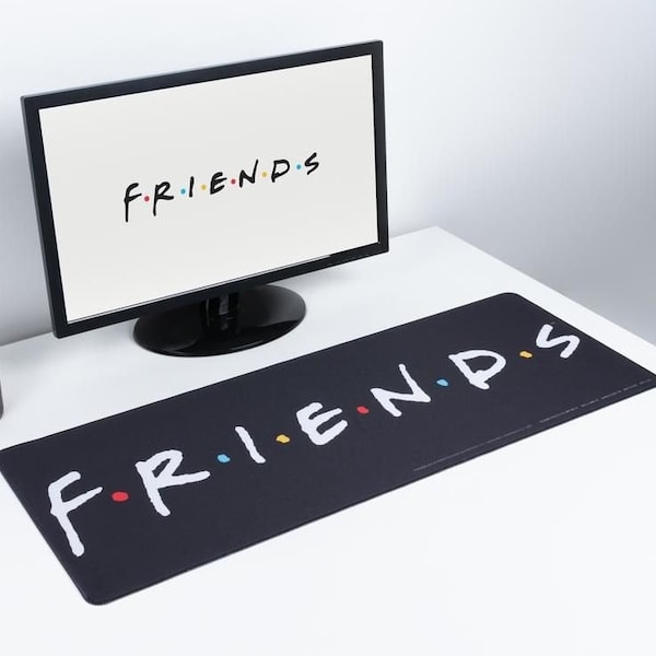 Friends Logo Desk Mat Accessories, Laptop, PC, Macbook, Accessories, Mousepad, Friends Theme TV Series, Desk Decor