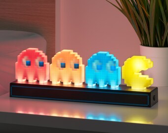 Pac Man and Ghosts Light, 3D mini light,Home decor lamp, Game room lamp