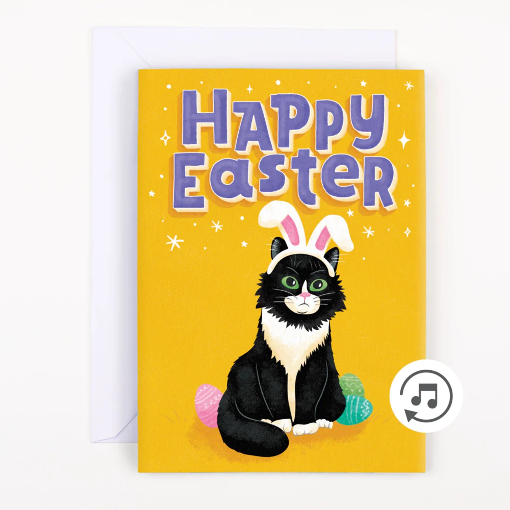 Happy easter store cat