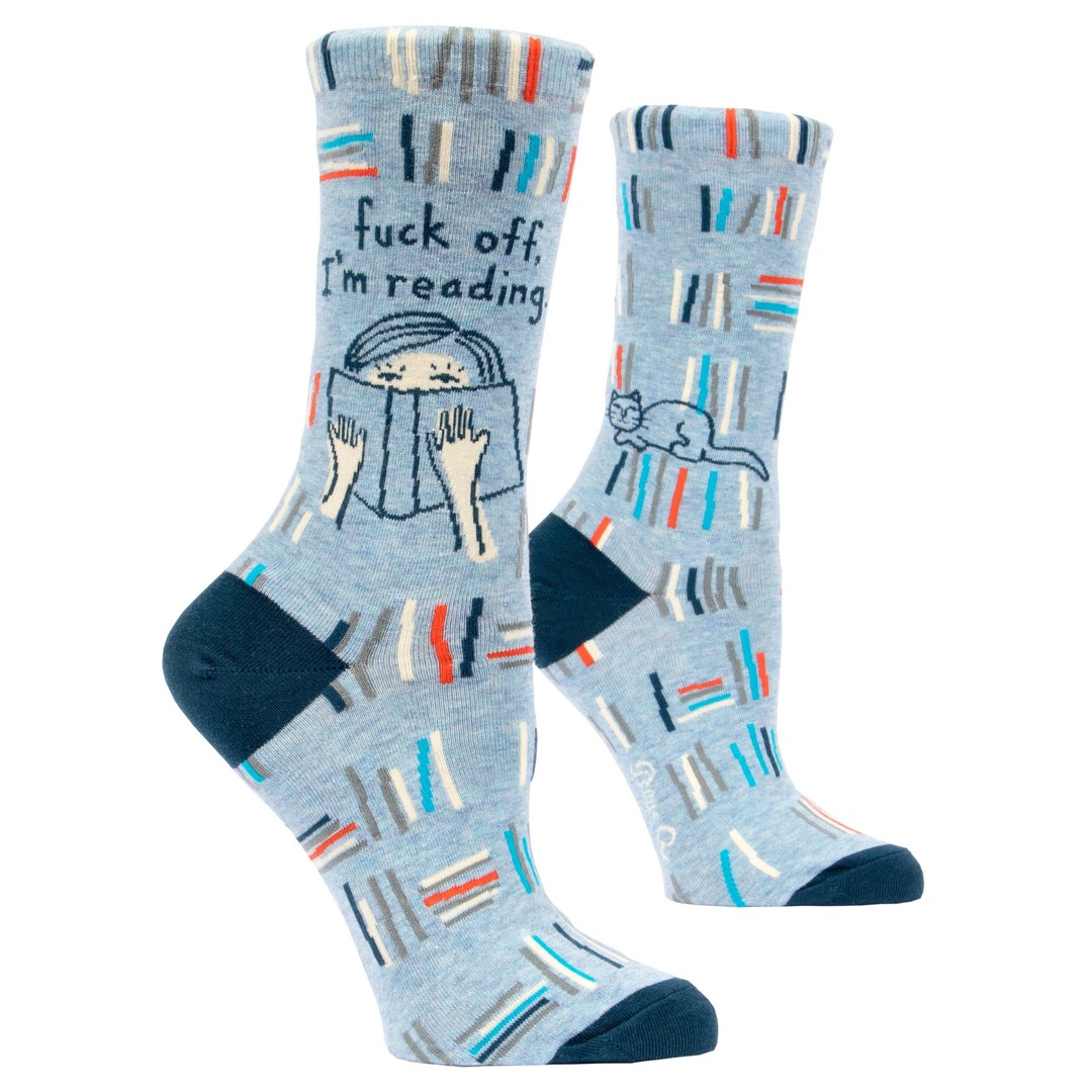 I'm Reading Funny W-crew Socks, Sarcastic Sassy Quote Design, Perfect ...