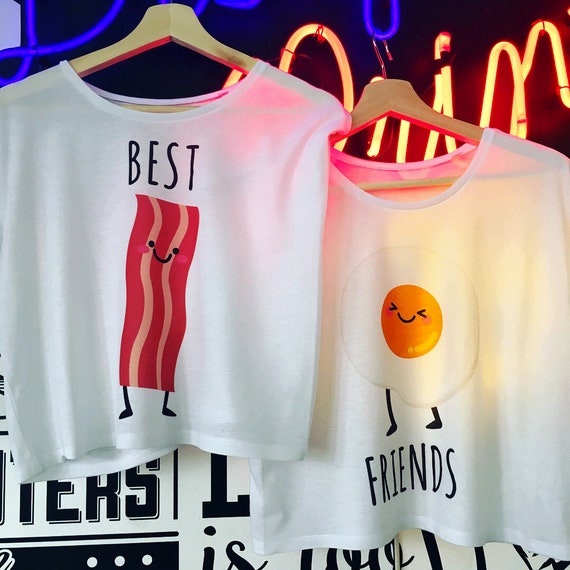 Rainbow Bacon Hair T Shirt