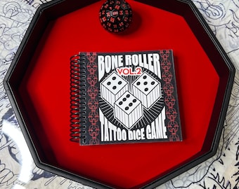 Bone Roller vol 2 Tattoo Blitzbuch und Würfelspiel
