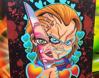 Bride of chucky art print