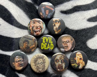 Evil Dead 1” buttons -horror- pinback