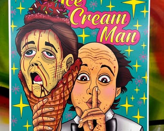 Ice Cream Man art print