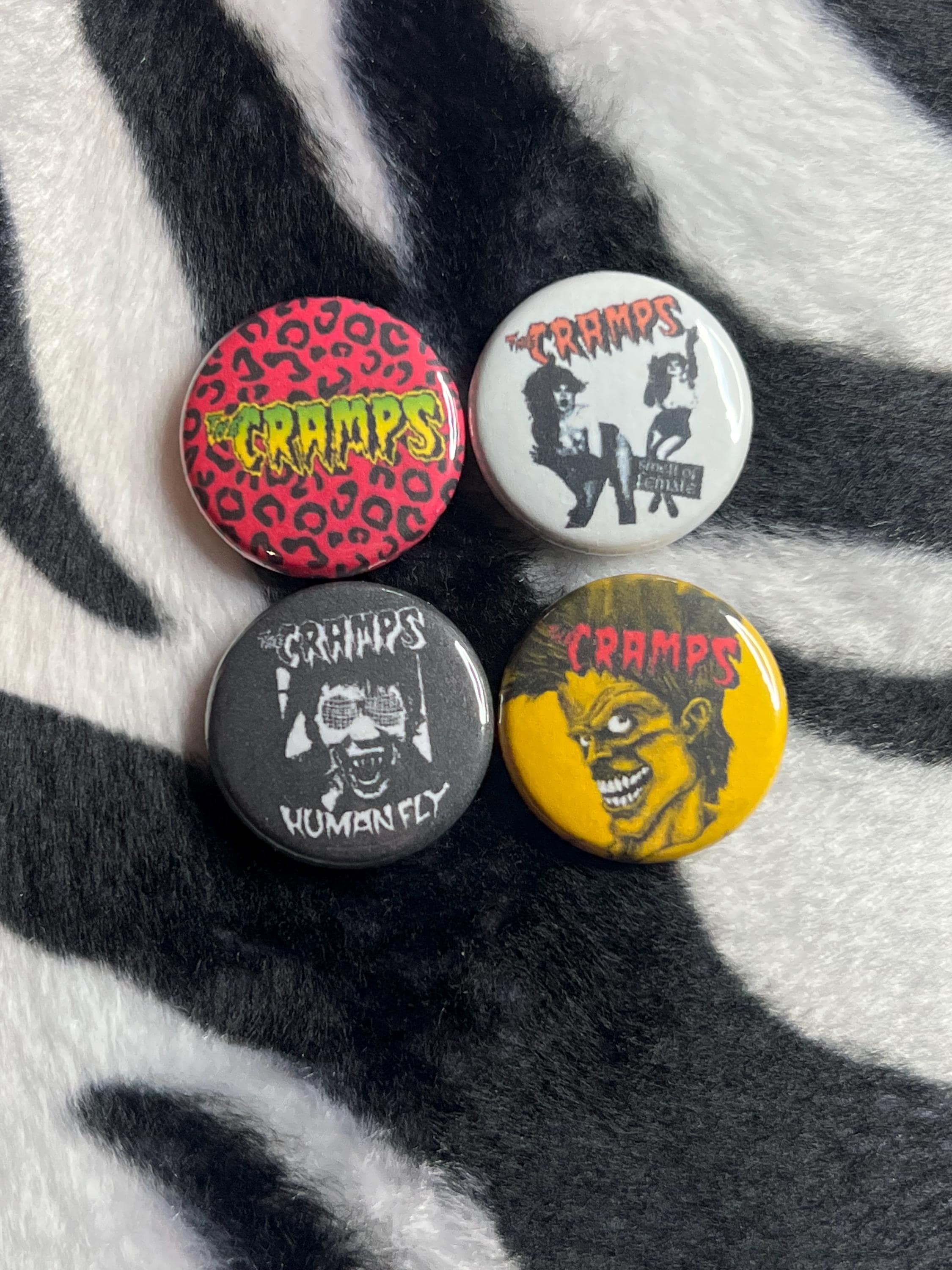 The Cramps Buttons - Etsy
